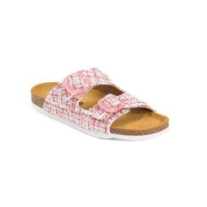 PLAKTON Pink Made In Spain Beta Flex Comfort Footbed Sandals